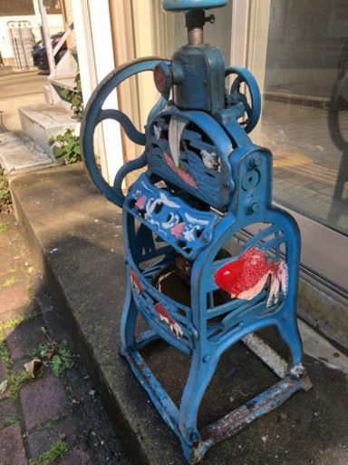 レトロかき氷機と器