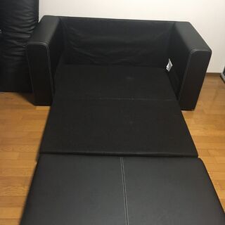 2人掛けソファーベッドの画像