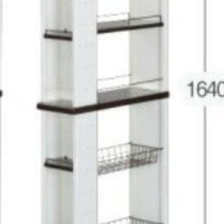 エムケー精工：スリムワゴンハイタイプ(組立式)/SWH-120T
食器棚 収納 可動式 キャスターの画像