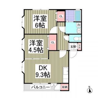 💖初期費用0円対応💖上信電鉄「馬庭」駅徒歩12分🌟角部屋・2ＤＫ🎵管理番号「93550」 - 高崎市