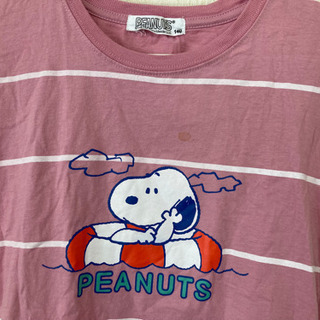 【子供服・スヌーピー・PEANUTS】Tシャツ・140cm・女の子・（株）ヨシダユウの画像