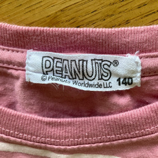 【子供服・スヌーピー・PEANUTS】Tシャツ・140cm・女の子・（株）ヨシダユウの画像