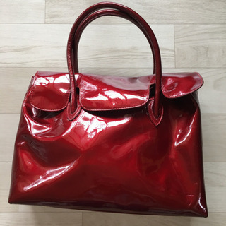 エナメル深紅バック