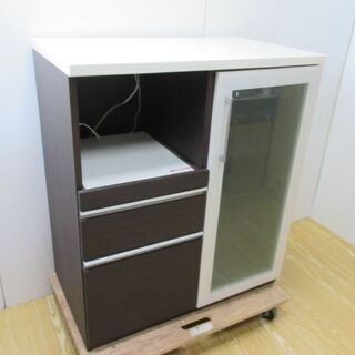 収納家具 jtp-0184 食器棚 ダークブラウン キッチンボード キッチン 