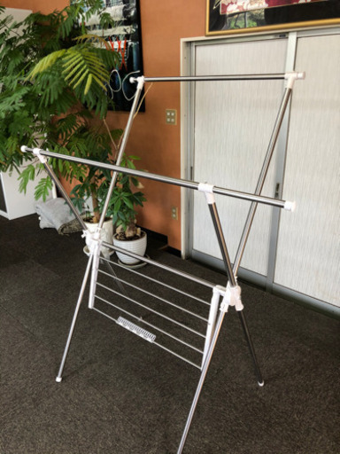 ステンレス 室内物干し X型 室内物干し・物干しスタンド