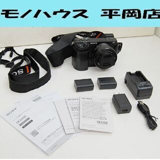 美品 SONY デジタル一眼レフカメラ α6400 ILCE-6400L E PZ 16-50mm F3.5-5.6 OSS 4K パワーズームレンズキット ミラーレス ソニー  札幌市 清田区 平岡