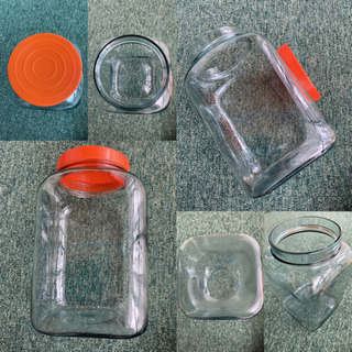 のり瓶リメイクしませんか？花瓶やメダカの飼育、梅酒作りに使えます！の画像