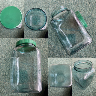 のり瓶リメイクしませんか？花瓶やメダカの飼育、梅酒作りに使えます！の画像