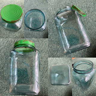 のり瓶リメイクしませんか？花瓶やメダカの飼育、梅酒作りに使えます！の画像