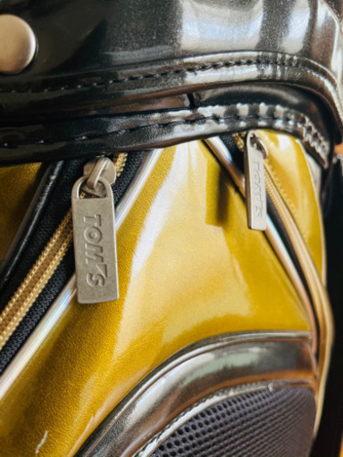 売り切れました?　希少品　LEXUS　Tom's コラボ　キャディバッグ　　ブラック＆ゴールド