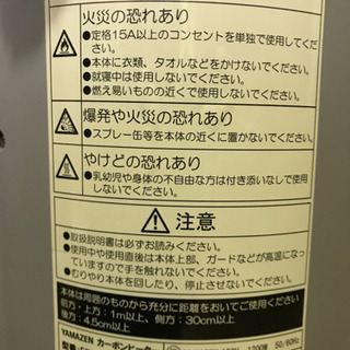 電気ストーブ　カーボンヒーター　セットで！の画像
