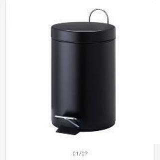 IKEA イケア ペダル式ゴミ箱 ヴォルゴト ブラックの画像