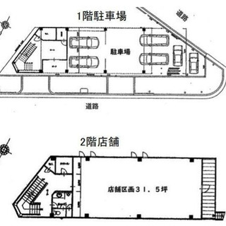 ★貸店舗・事務所★深井駅１４分　一棟貸し１３９㎡　築後未使用　駐...