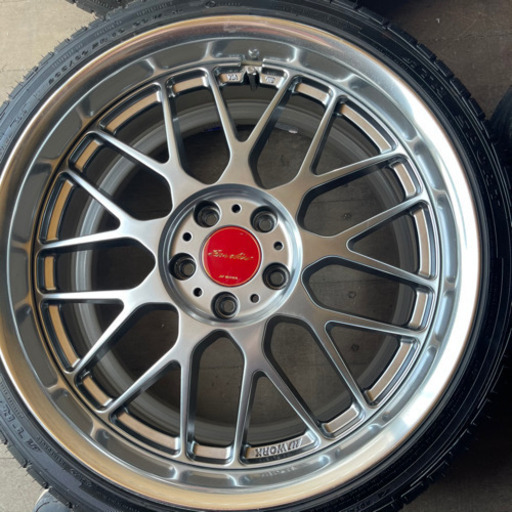 希少　WORK ユーロライン　19インチ　265/30R19 235/35R19 夏タイヤ　