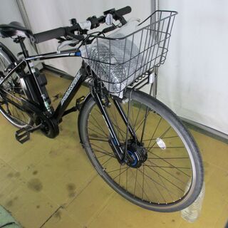 27インチ クロスバイク　電動自転車　カゴ付き　ブリヂストン　TB1E　美品　B312の画像