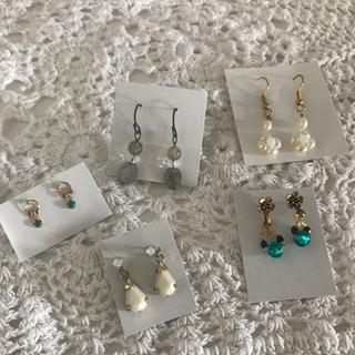 ①②  ピアス　セット