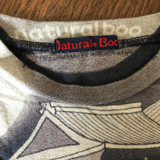 男児 Tシャツ100・BOO FOO WOO／NATURAL  BOO の画像