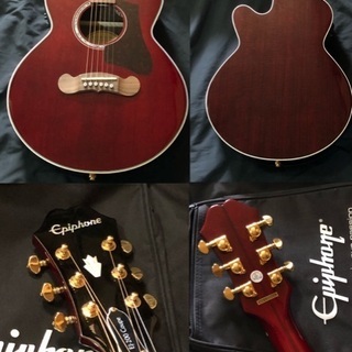 2018 Epiphone EJ-200 SCE Coupe / Wine Red 無傷新古品 ！の画像