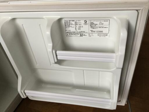 Haier ハイアール 1ドア冷蔵庫 40L JR-40CR 小型 単身 ホワイト 2013年製