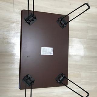 【値下げ】レトロテーブル60ウッドブラウンの画像