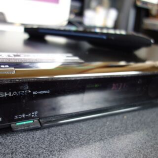【SHARP】BD-HDW43 ブルーレイレコーダー　Wチューナ...