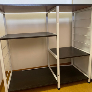 WLIVE レンジ台 レンジボード レンジ棚 省スペース 幅90*奥行40*高さ82cm の画像