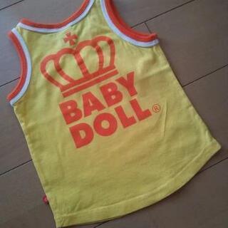 中古タンクトップ黄100ベビードールBABYDOLLベビド