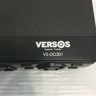 VERSOS DVDプレーヤー VS-DD301 AVケーブルタイプ レジューム機能搭載 ダイレクト録音機能搭載 据置の画像