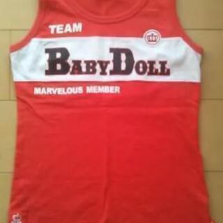 中古Ｆ切替タンクトップ赤ＸＳベビドBABYDOLLベビードール