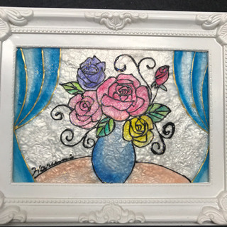 指で描く癒しのパステルアートの画像