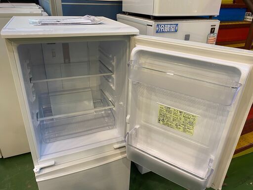 【愛品館八千代店】保証充実SHARP2019年製137ℓ 2ドア(どっちもドア)冷凍冷蔵庫SJ-D14F