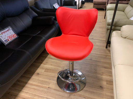 【新品】バーチェア　昇降式　アウトレット品