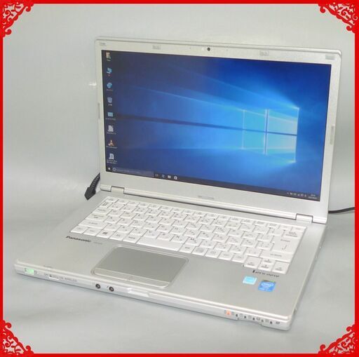 在庫処分 送料無料 新品SSD搭載 日本製 中古動作良品 ノートパソコン 14型 Panasonic CF-LX3GDLCS 第4世代Core i5 8GB 無線 Bluetooth Windows10 Office