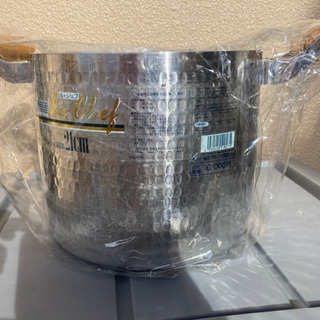 【新古品】ル・シェフ　アルミ寸胴鍋21cm【値引】