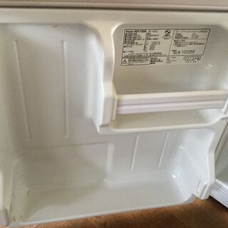 Haier ハイアール 1ドア冷蔵庫 JR-N40CL 左開き ホワイト 小型 ホテル 単身 2013年製の画像