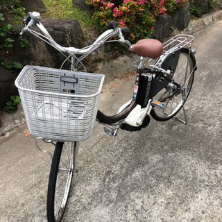 ブリジストン24インチ6,6Ahハンドルロック一発二錠電動アシスト自転車