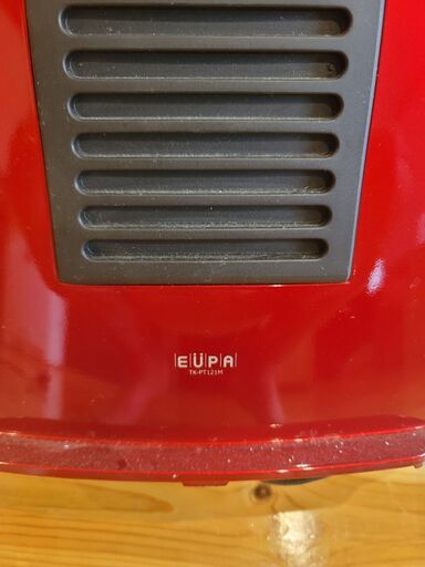 EUPA　セラミックファンヒーター　TK-PT121M　赤　レッド　タイマー機能付き　ユーパ