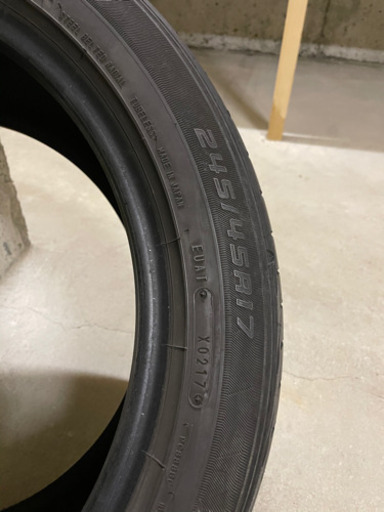 ダンロップ　ルマンV 245/45R17 4本セット