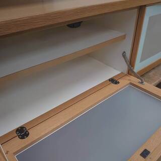 【愛品倶楽部柏店】武富家具　TAKEDOMI 　壁面リビングボード　オーク材【店舗同時販売中】の画像