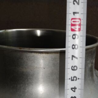 ステンレス製集乳缶？ミルク缶？昭和レトロアンティーク酪農牧場