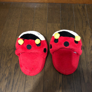 ◾︎てんとう虫のモコモコスリッパですの画像