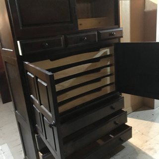 JF02034 北海道民芸家具 収納和箪笥