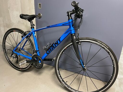 ジャイアント クロスバイク　RX1 2018年モデル　サイズS　マットブルー（ほぼ新車）フルクラムレーシング ゼロ  ホイール付き