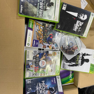 x-box 360 キネクト　ソフト付きの画像