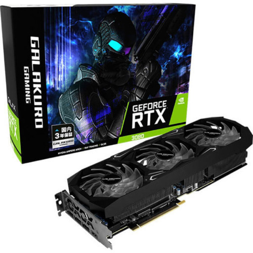 【新品・未開封】GALAKURO GAMING モデル GG-RTX3080-E10GB [GGRTX3080E10GBTP］
