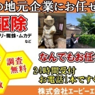 ハチ駆除なら（株）エービーエフへ‼️