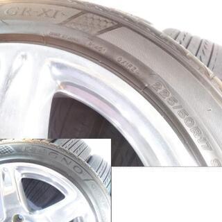 夏17インチ アリベル純正 メッキ【富山】人気 レグノ 225/50R17 アリスト ベルテックス 純正 レクサス マークX クラウン マジェスタ カムリ エスティマの画像