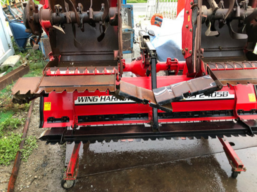 (税別) N ニプロ ウイングハロー WBS2405B 耕運幅 2400mm 手動式 代掻き