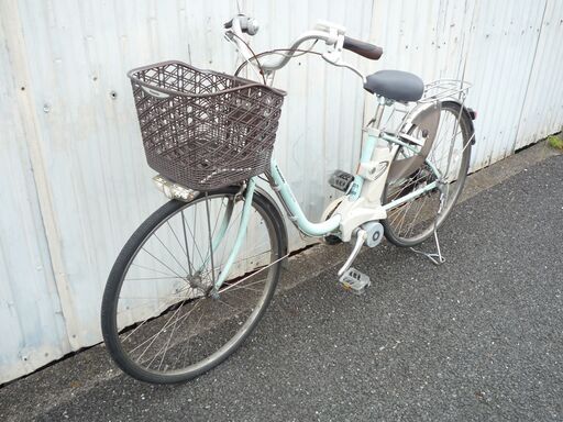 電動アシスト自転車6月-5　パナソニック　26インチ　新品タイヤ　バッテリー　充電器付き