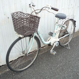 電動アシスト自転車6月-5 パナソニック 26インチ 新品タイヤ